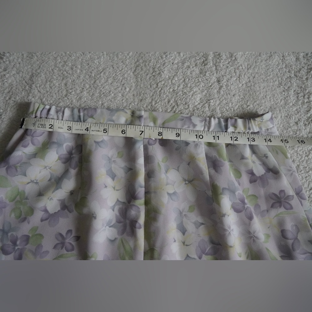 Pendleton Floral Purple and Green Women's Skirt - Picture 7 of 7